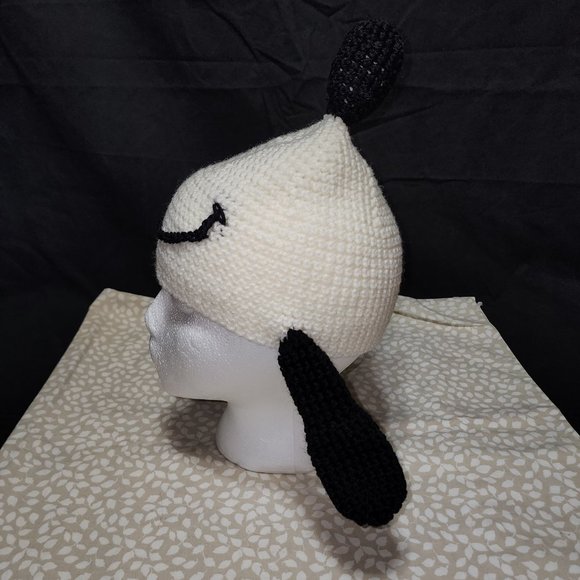 NWT Men's Original Hand-Crocheted Happy Dance Beagle Hat - Picture 2 of 2